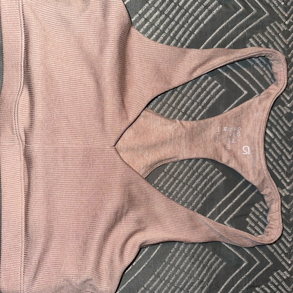 GAP Pink Sports Bra with Racerback Design